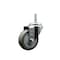 Service Caster 35 Inch Gray Polyurethane Wheel Swivel 34 Inch Threaded Stem Caster Service Caster SCC-TS20S3514-PPUB-34212 - alternate 1